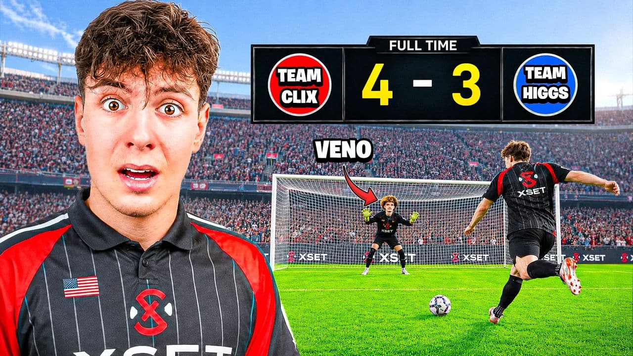 Thumbnail design — XSET penalty shootout